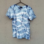 Indigo Dyed Shibori T-Shirt