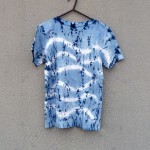 Indigo Dyed Shibori T-Shirt