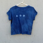 Indigo Dyed Shibori T-Shirt