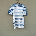 Indigo Dyed Shibori T-Shirt