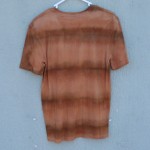 Cutch and Indigo Dyed Shibori T-Shirt 098