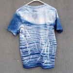 Indigo Dyed Shibori T-Shirt 101