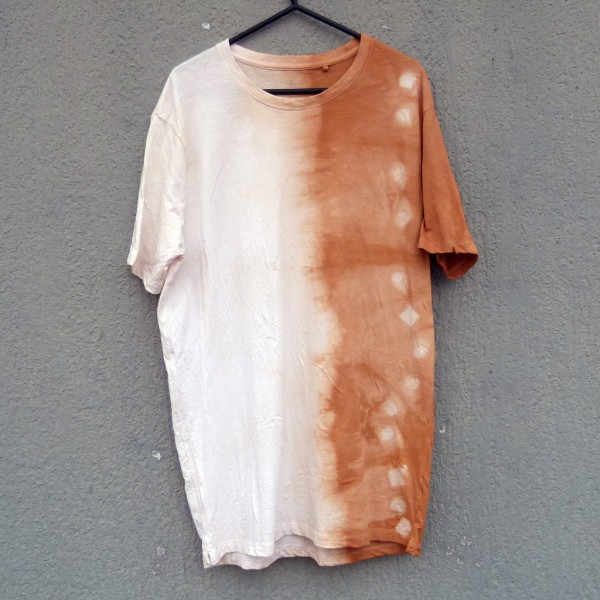 Cutch Dyed Shibori T-Shirt 109