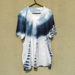 Indigo Dyed Shibori T-Shirt 113