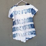 Indigo Dyed Shibori T-Shirt 161