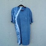 Indigo Dyed Shibori T-Shirt