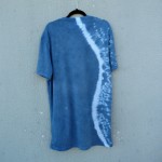 Indigo Dyed Shibori T-Shirt