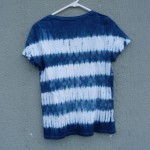 Indigo Dyed Shibori T-Shirt