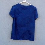 Indigo Dyed Shibori T-Shirt