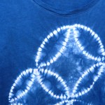 Indigo Dyed Shibori T-Shirt