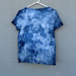 Indigo Dyed Shibori T-Shirt