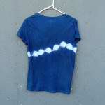 Indigo Dyed Shibori T-Shirt