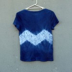 Indigo Dyed Shibori T-Shirt