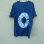 Indigo Dyed Shibori T-Shirt