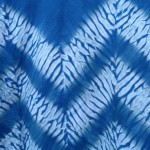 Indigo Dyed Shibori T-Shirt