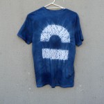 Indigo Dyed Shibori T-Shirt