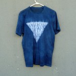 Indigo Dyed Shibori T-Shirt