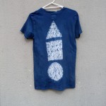 Indigo Dyed Shibori T-Shirt