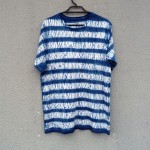 Indigo Dyed Shibori T-Shirt