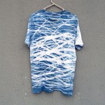 Indigo Dyed Shibori T-Shirt