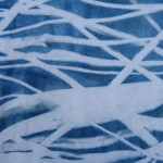 Indigo Dyed Shibori T-Shirt