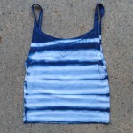 Tank Top Size M Organic Cotton Indigo Dyed Shibori 20