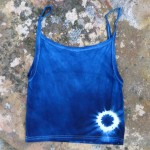 Tank Top Size M Organic Cotton Indigo Dyed Shibori 43