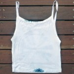 Tank Top Size L Organic Cotton Indigo Dyed Shibori 59