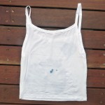 Tank Top Size L Organic Cotton Indigo Dyed Shibori 60