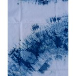 Indigo Dyed Shibori Cotton Wall Hanging